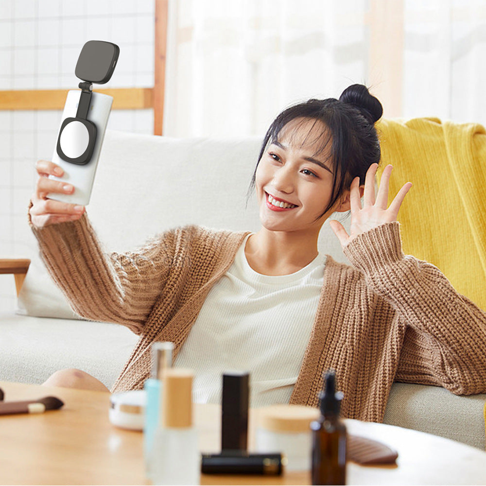 Mobile phone light portable beauty rejuvenation built-in makeup mirror