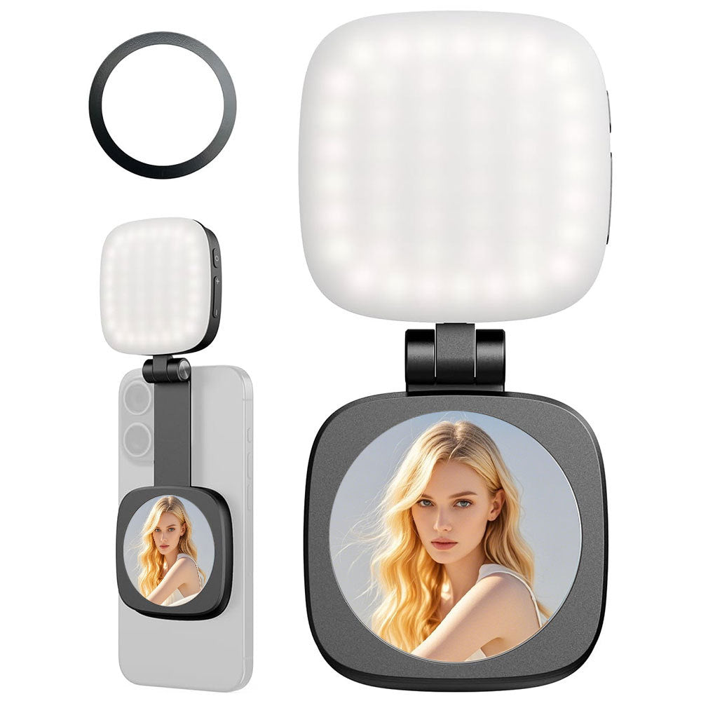 Mobile phone light portable beauty rejuvenation built-in makeup mirror