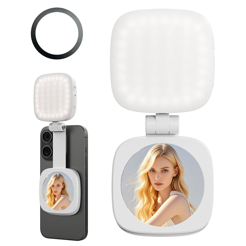 Mobile phone light portable beauty rejuvenation built-in makeup mirror